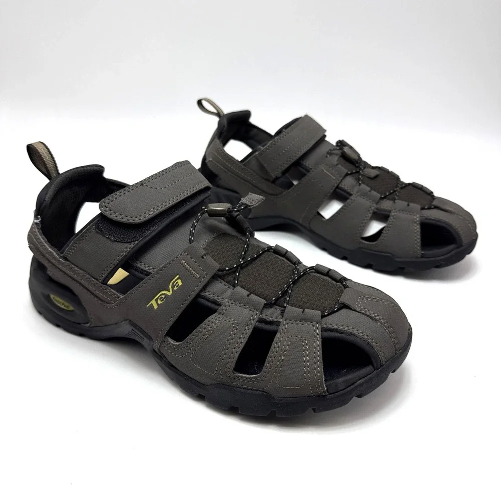 Teva Mens Forebay Mens Size 10 Hiking Water Sandals Hook And Loop